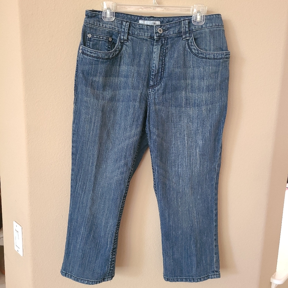 Chico's Platinum Cropped Jean